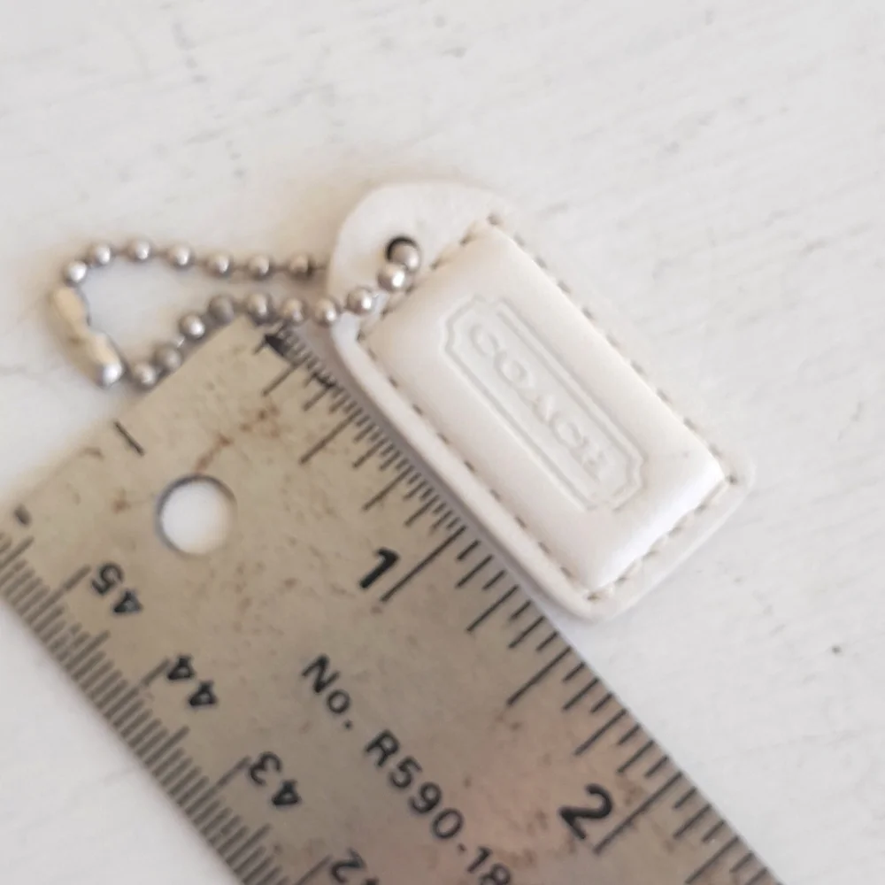 Off White Coach Hang Tag Charm